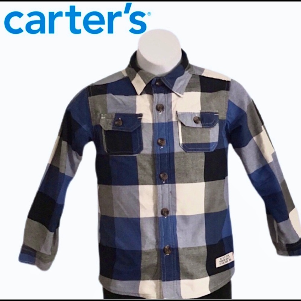 Oh So Plush & Warm Plaid Button Down Top
